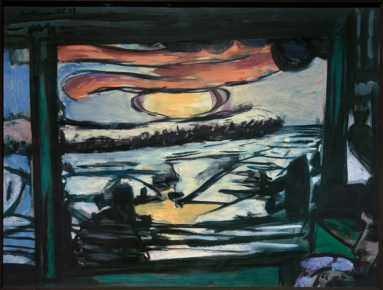 Matin sur le Mississippi - Max Beckmann