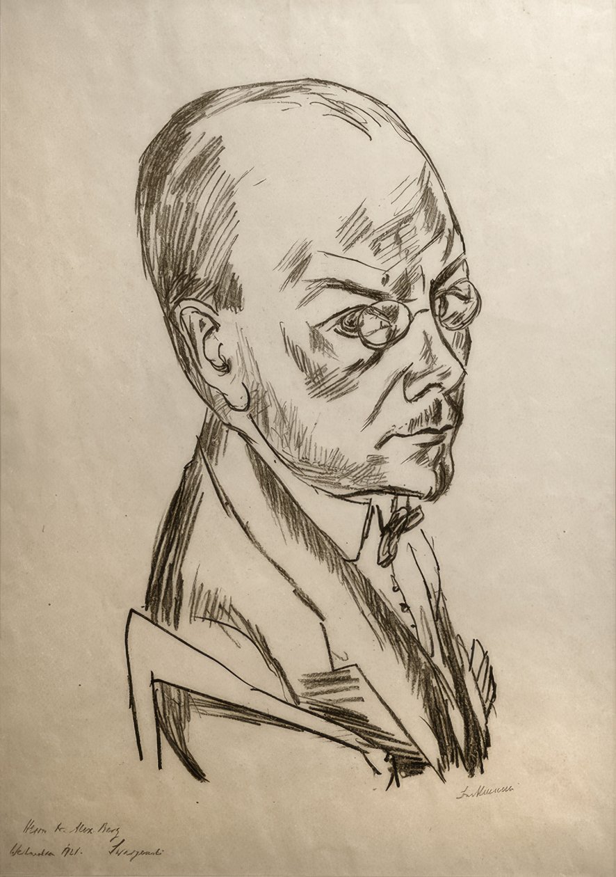 Portrait de Georg Swarzenski - Max Beckmann