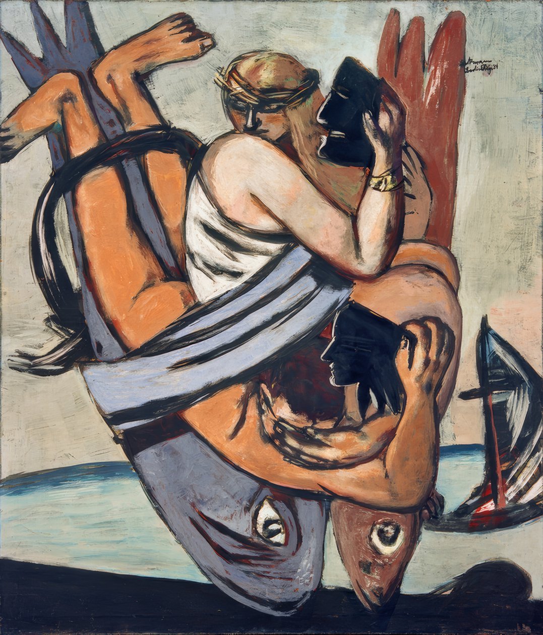 Voyage sur le poisson - Max Beckmann