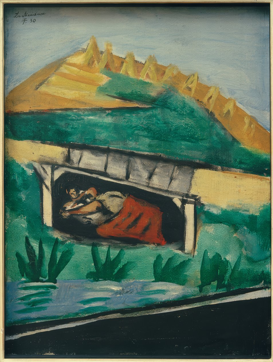Été (Couple Amoureux) - Max Beckmann