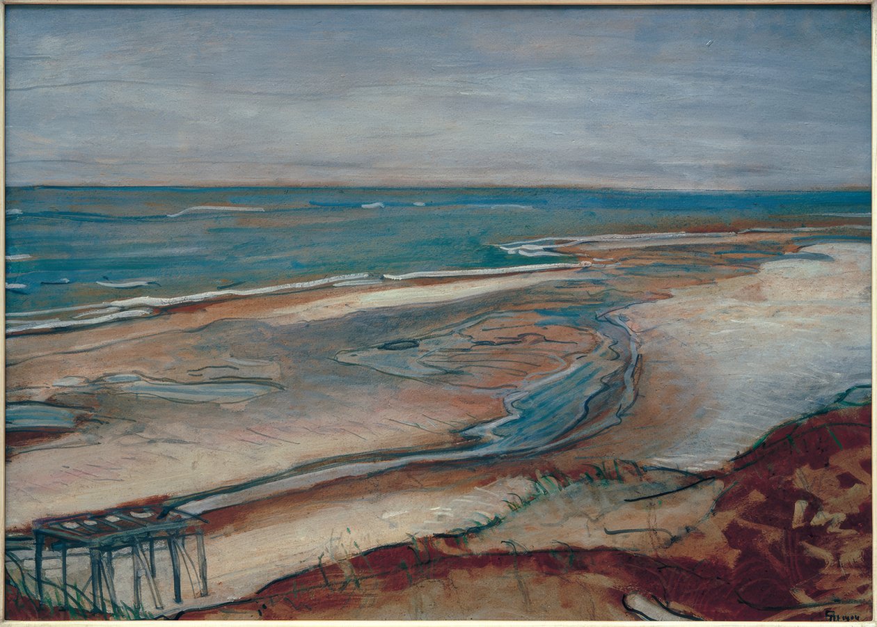 Paysage de plage - Max Beckmann