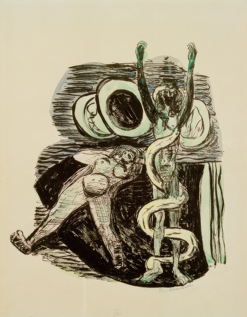 La Chute - Max Beckmann