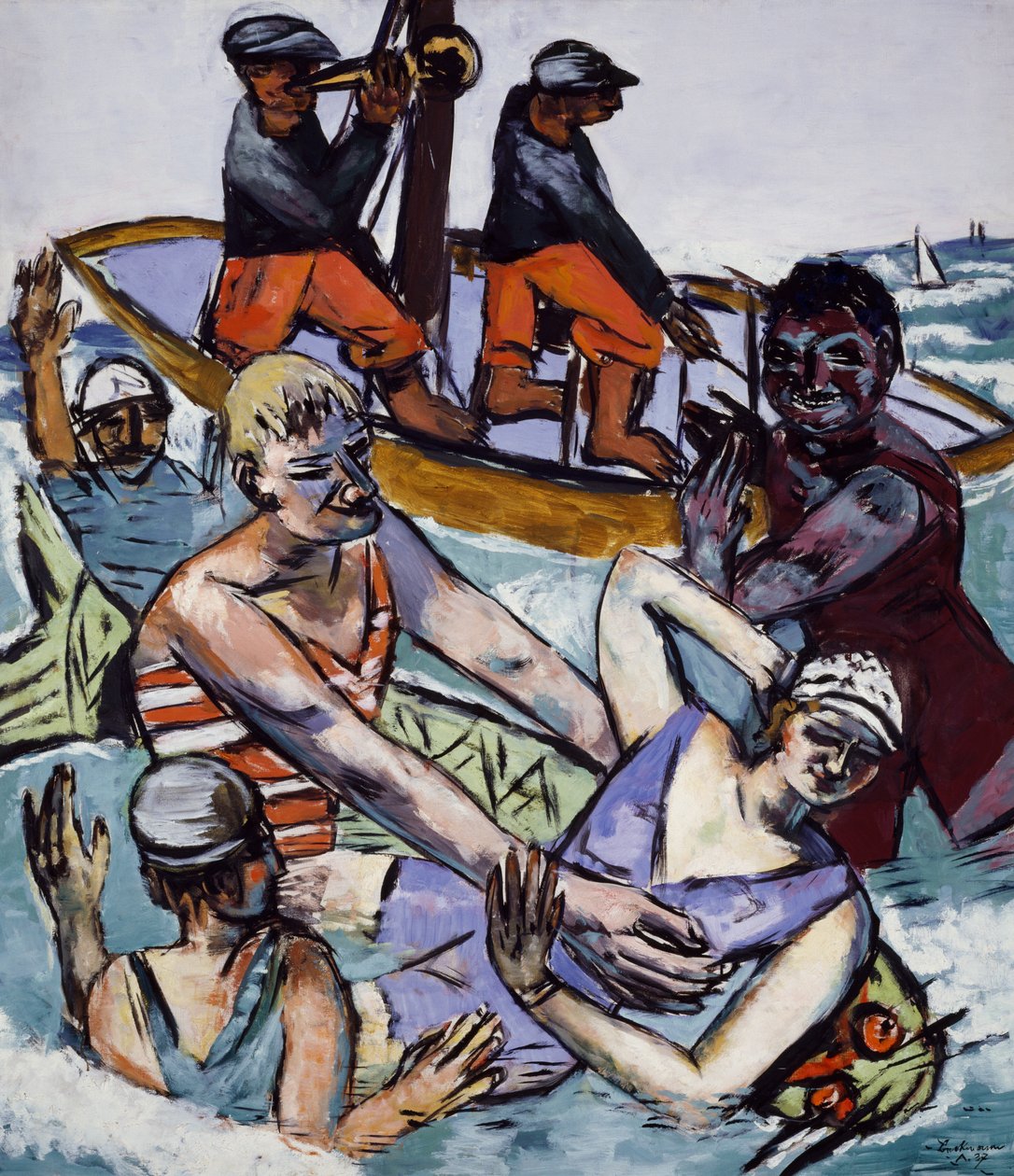 Nager en août - Max Beckmann