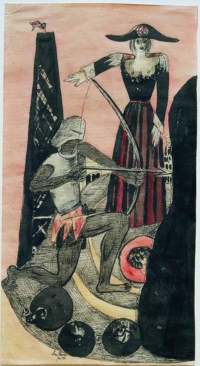 Vénus et Mars - Max Beckmann