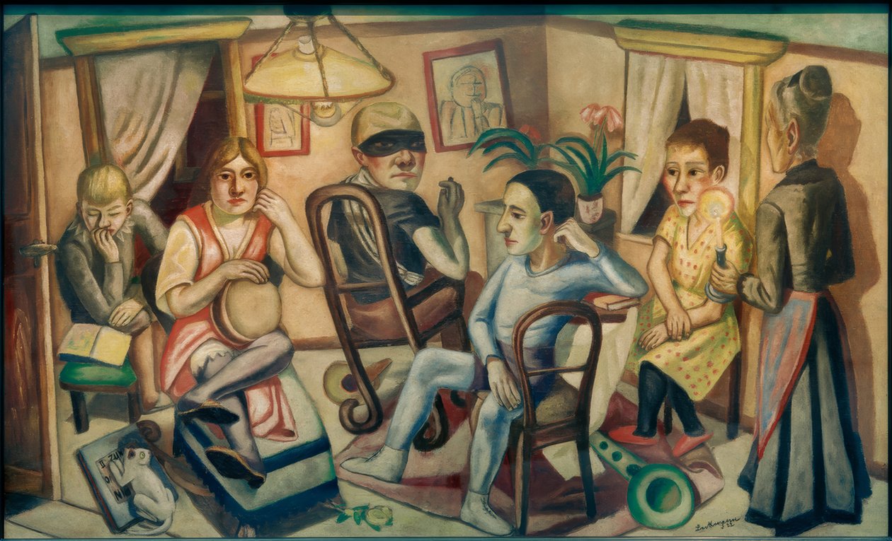 Avant le bal masqué - Max Beckmann