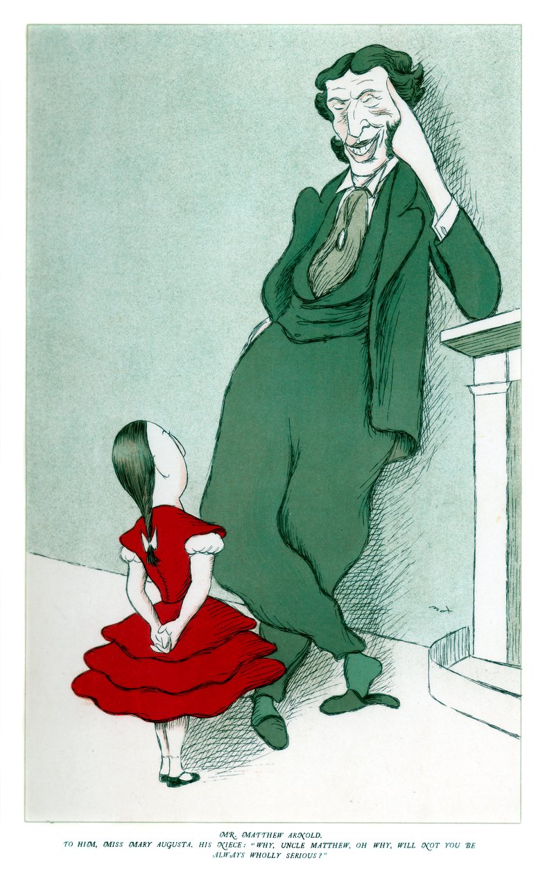 Matthew Arnold 1822-1888 et sa nièce, 1904 - Henry Maximilian Beerbohm