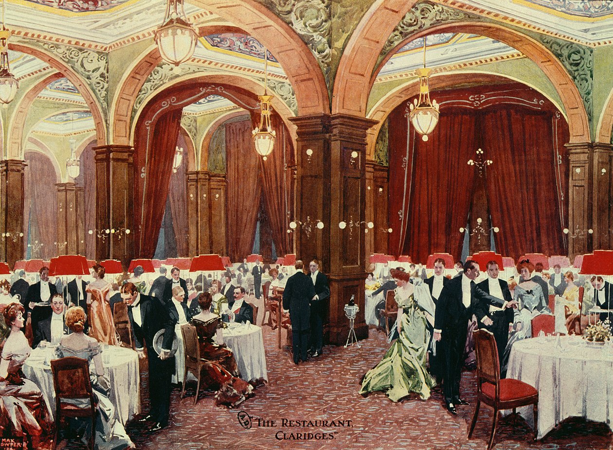 Hôtel Claridge, Londres, vers 1900 - Max Cowper