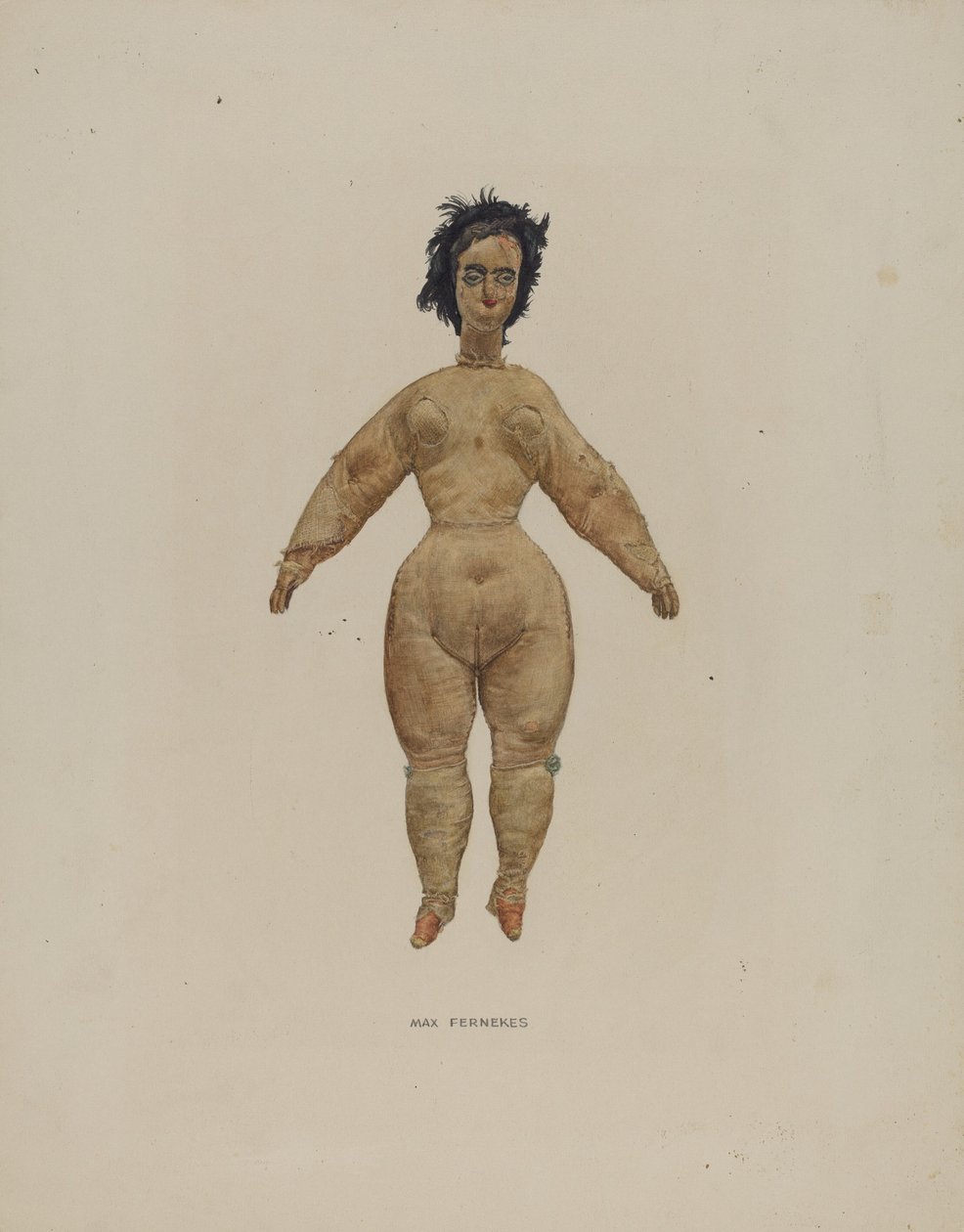 Poupée nue - Max Fernekes