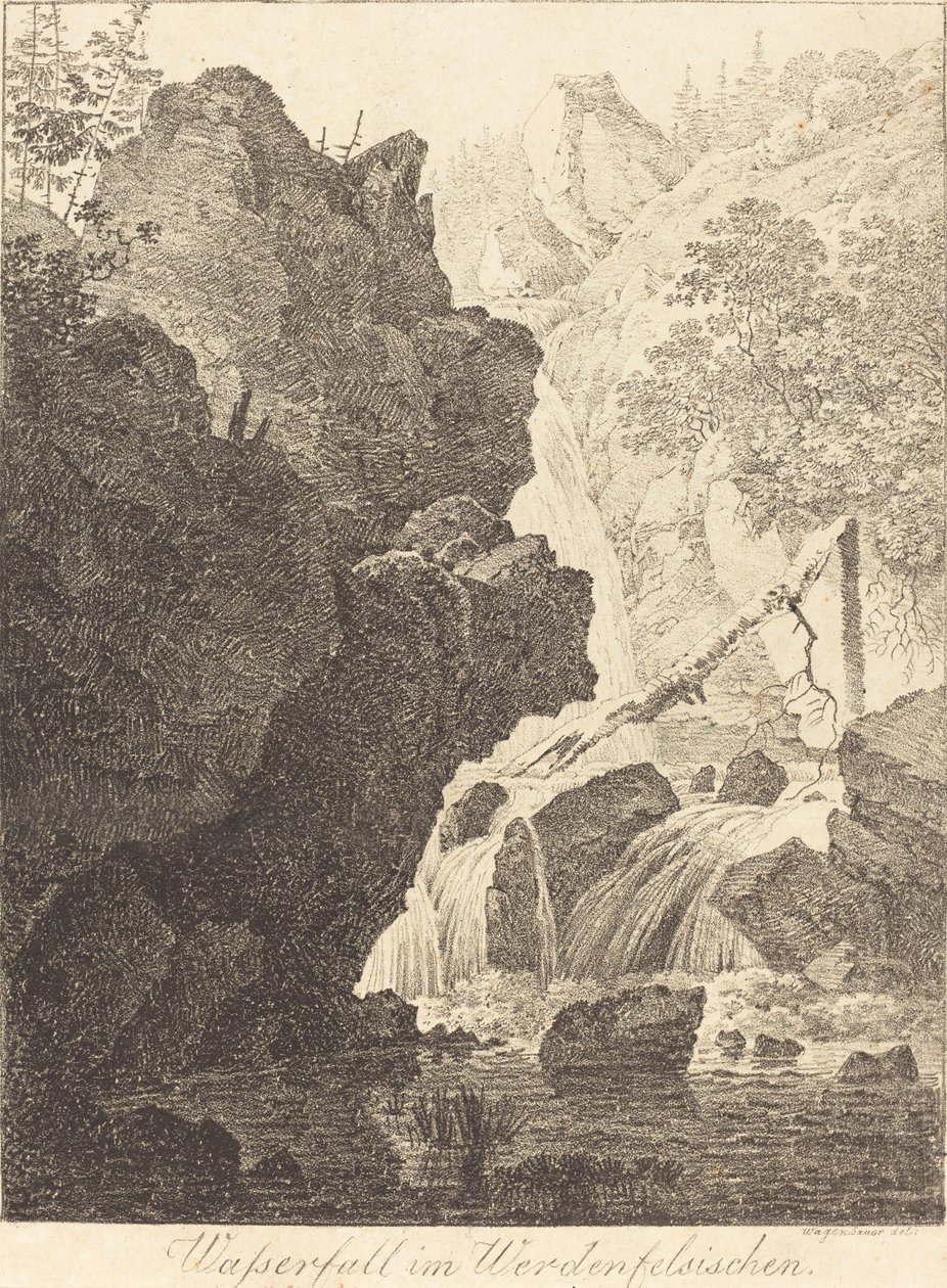 La Cascade - Max Joseph Wagenbauer