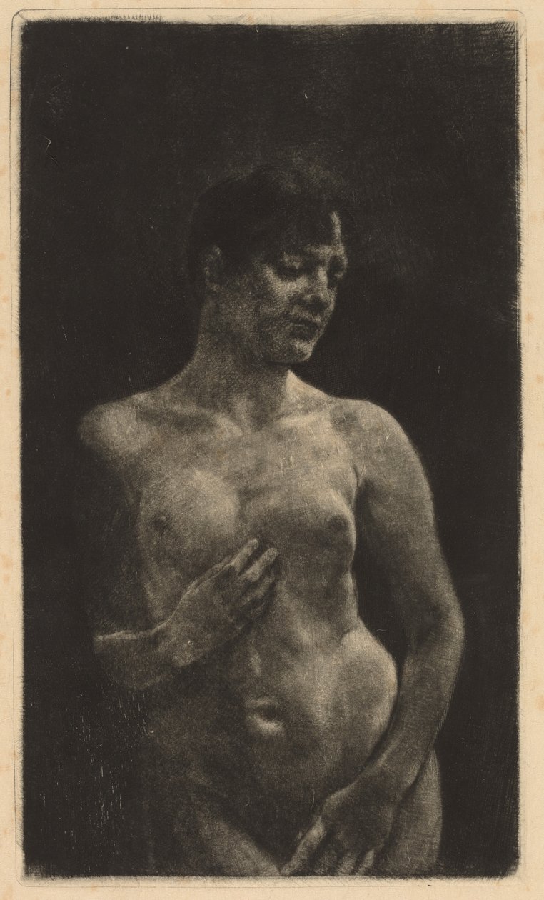 Un nu debout, 1891 - Max Klinger