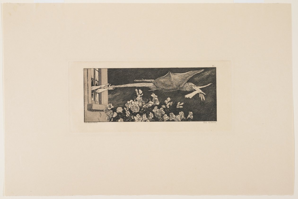 Enlèvement, 1881 - Max Klinger