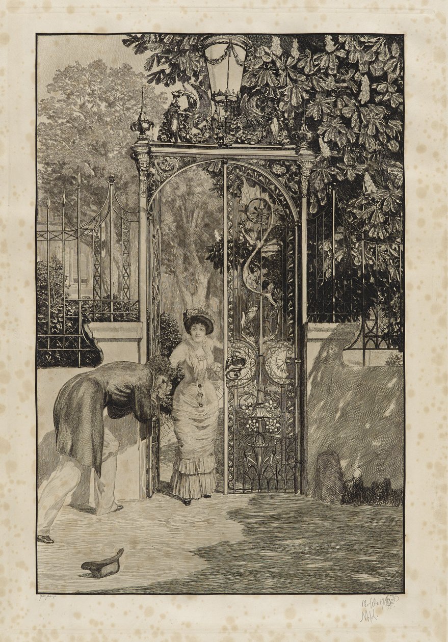À la Porte - Max Klinger