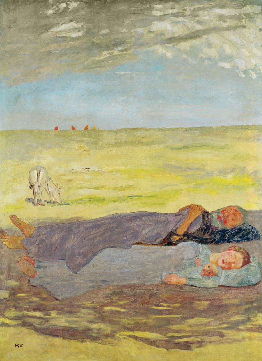 Repos pendant la fuite en Égypte, 1912 - Max Klinger