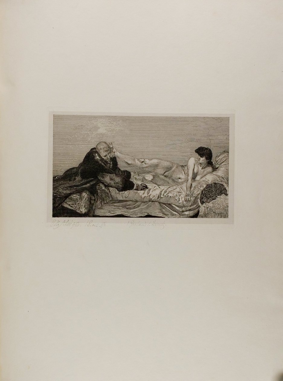 La Proposition, planche six de Une Vie - Max Klinger