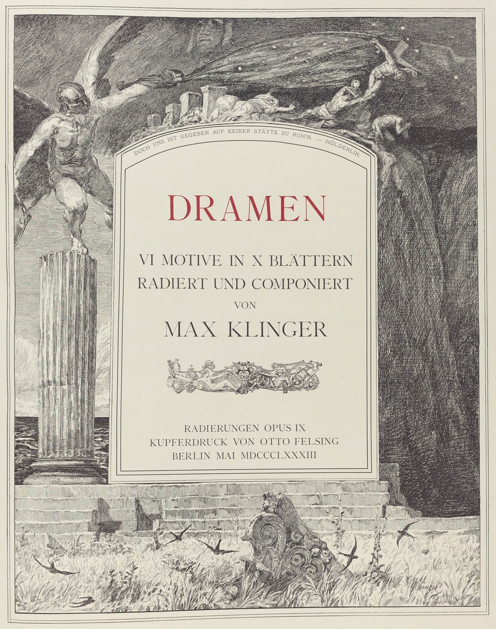 Page de titre - Max Klinger