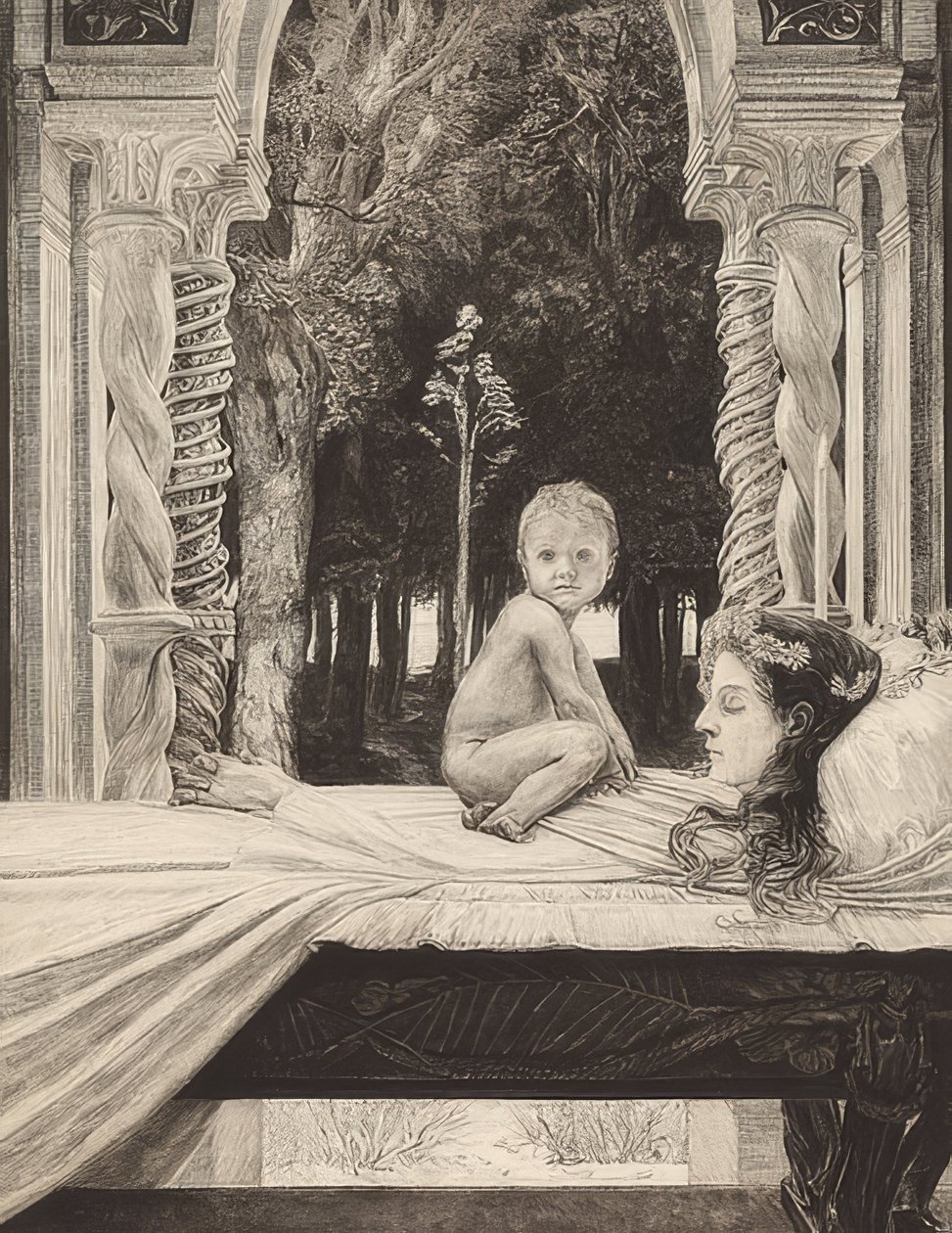 Mère morte - Max Klinger