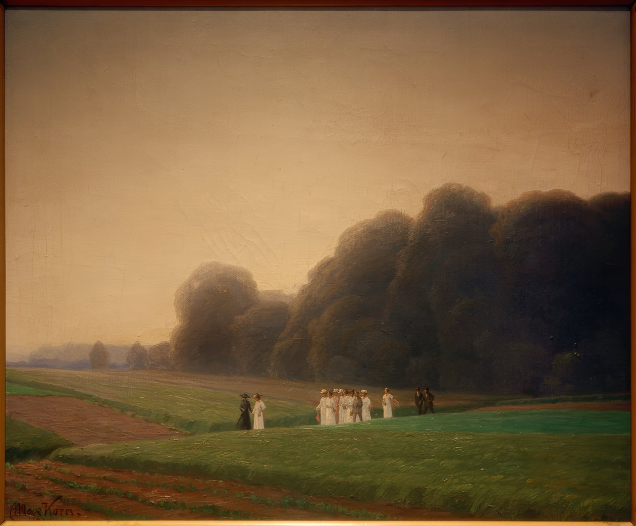 Promenade près de Dessau-Großkühnau - Max Korn