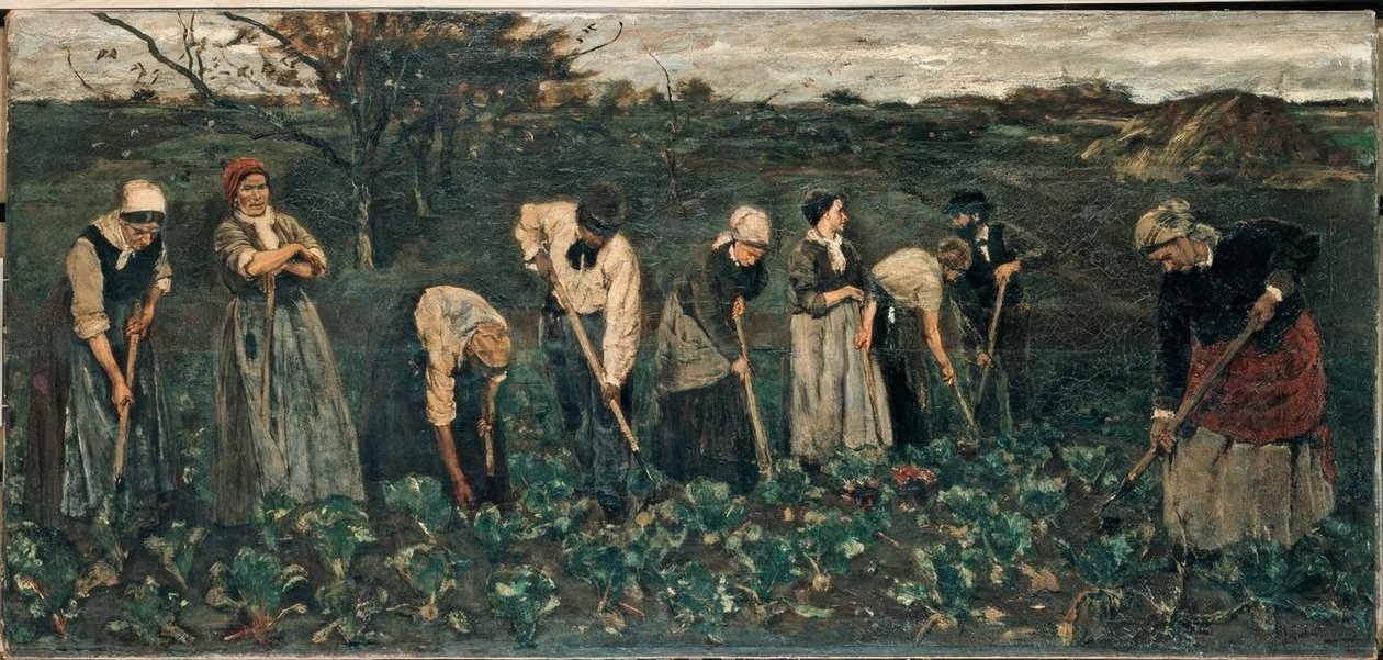 Travailleurs dans le champ de betteraves - Max Liebermann