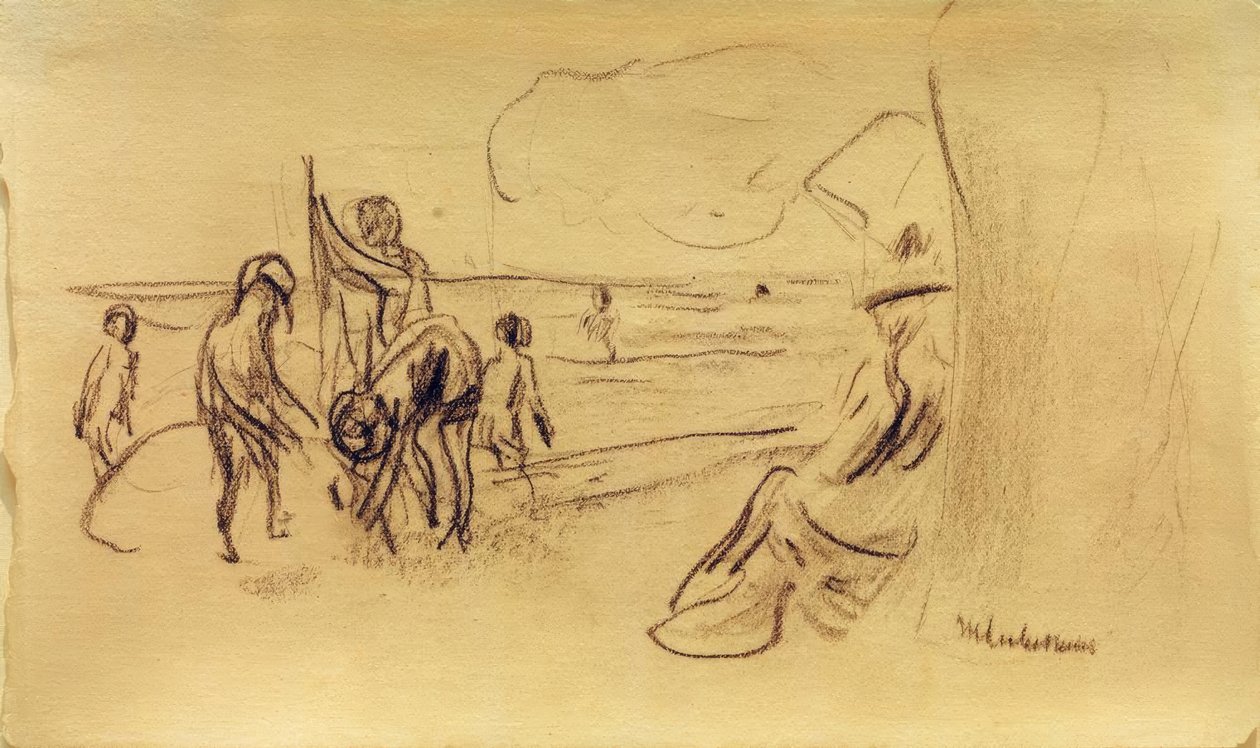 Garçons se baignant - Max Liebermann