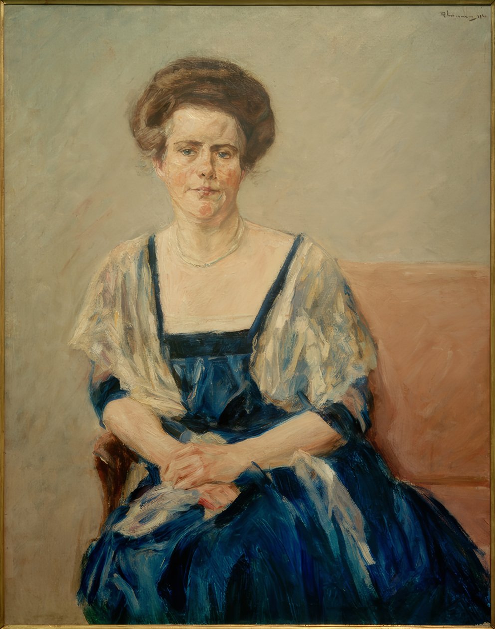 Portrait de Maria Newman - Max Liebermann