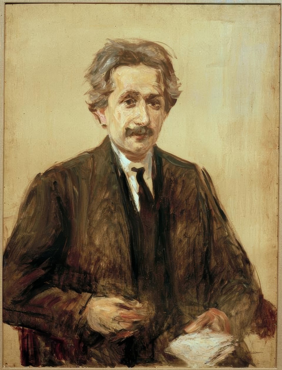 Portrait du Professeur Albert Einstein - Max Liebermann