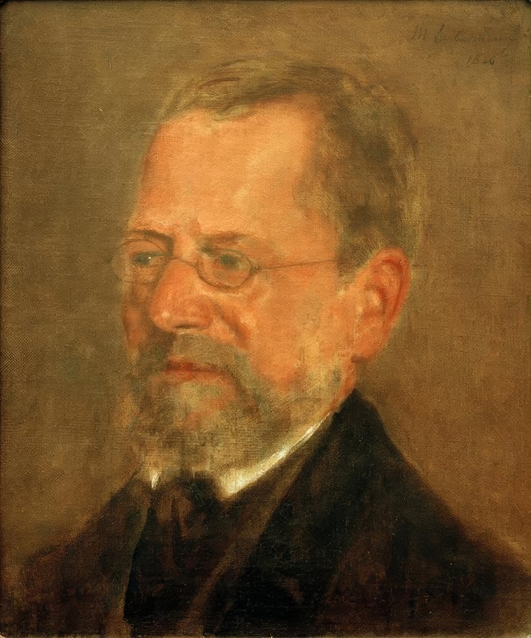 Portrait du professeur de langues Henry - Max Liebermann