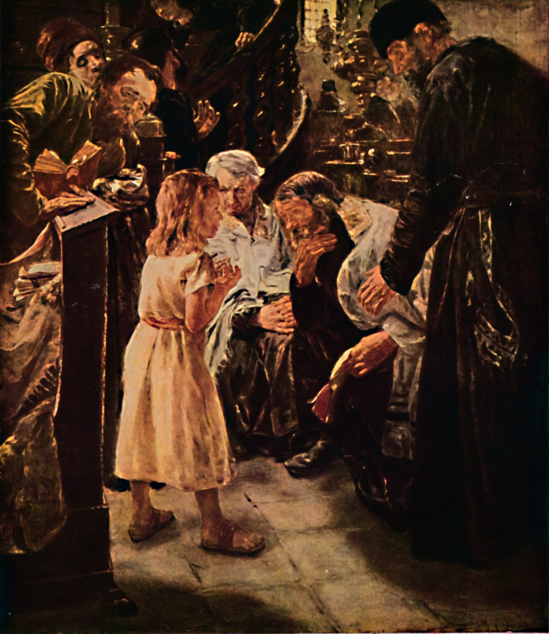 Christ dans le Temple, 1879, 1914 - Max Liebermann