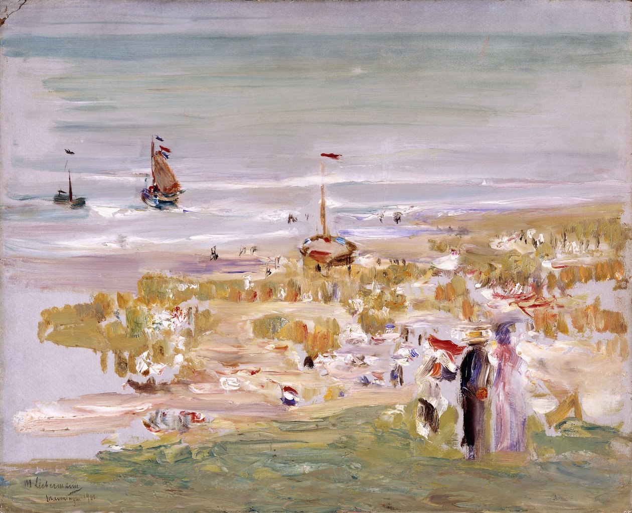 La Plage, Scheveningen, 1900 - Max Liebermann