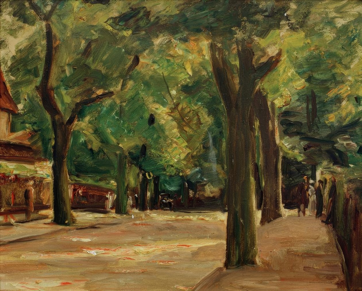 La grande route du lac à Wannsee - Max Liebermann