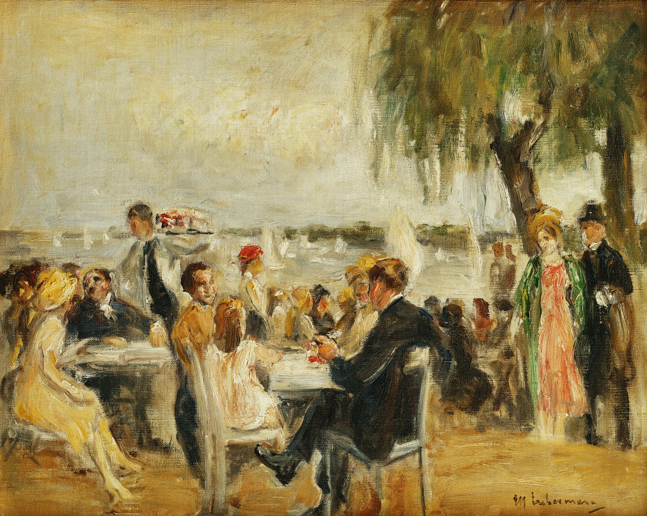 Café jardin sur l