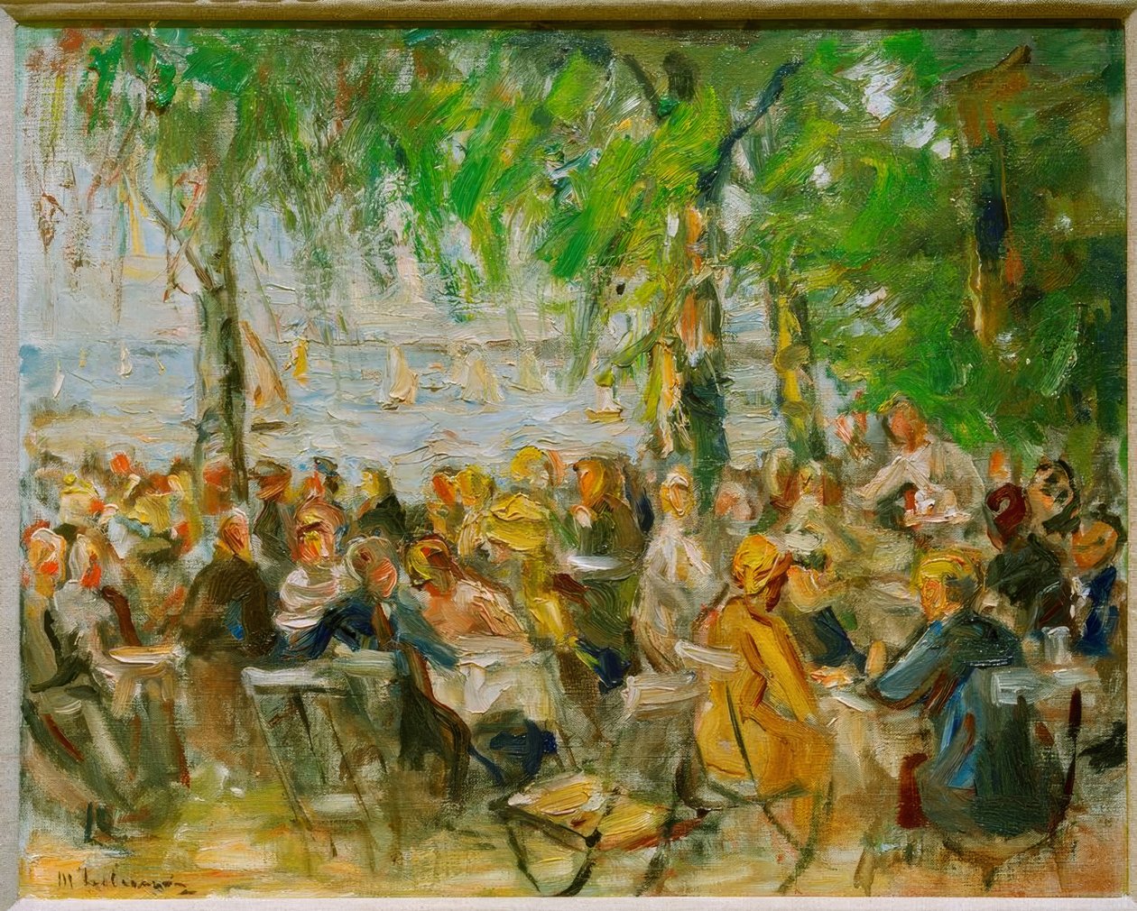 Restaurant de jardin sur la Havel - Max Liebermann