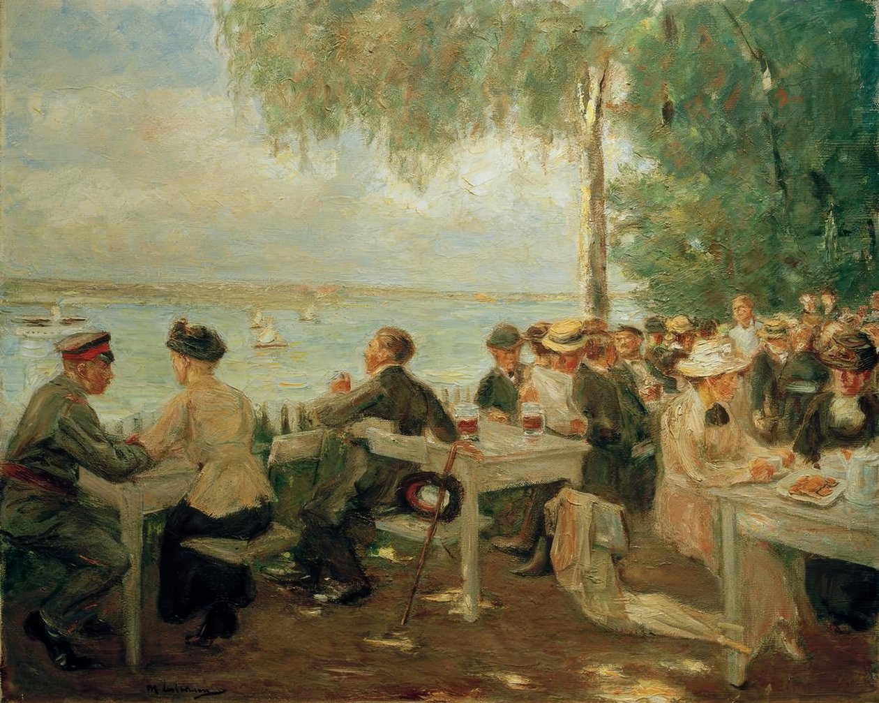 Restaurant de jardin sur la Havel – Nikolskoe - Max Liebermann