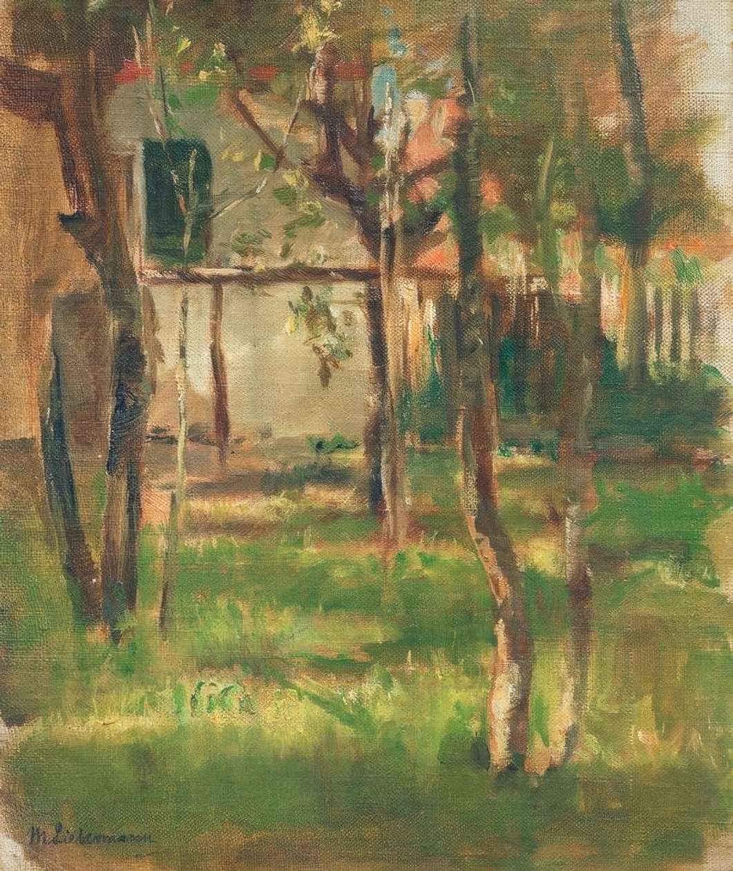 Maison avec jardin - Max Liebermann