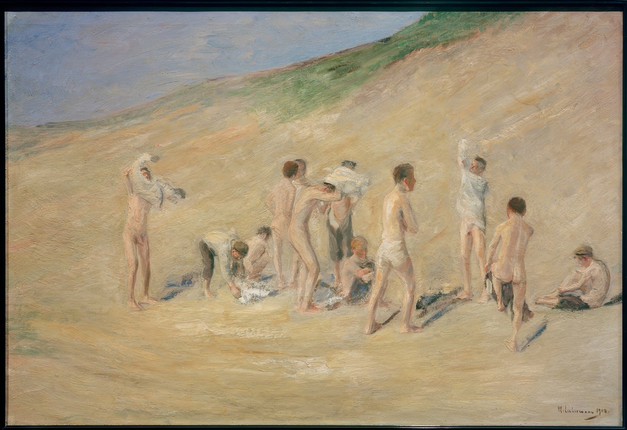 Garçon après le bain - Max Liebermann