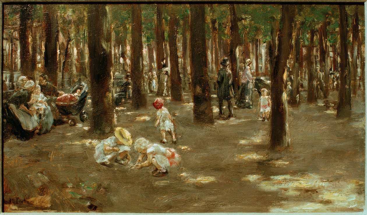 Aire de jeux pour enfants dans le Tiergarten à Berlin - Max Liebermann
