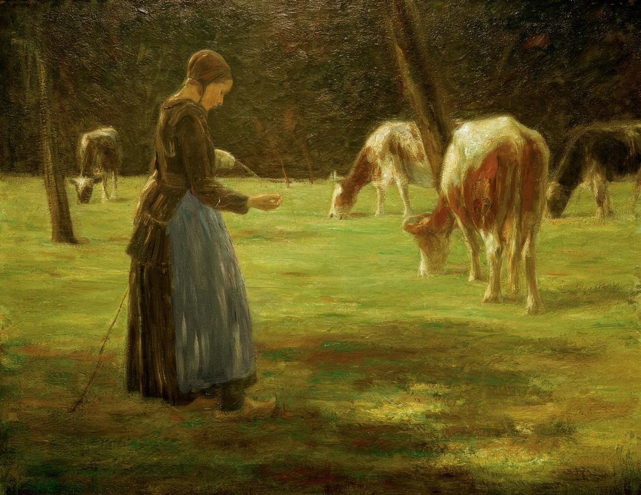 Bergère de vaches - Max Liebermann