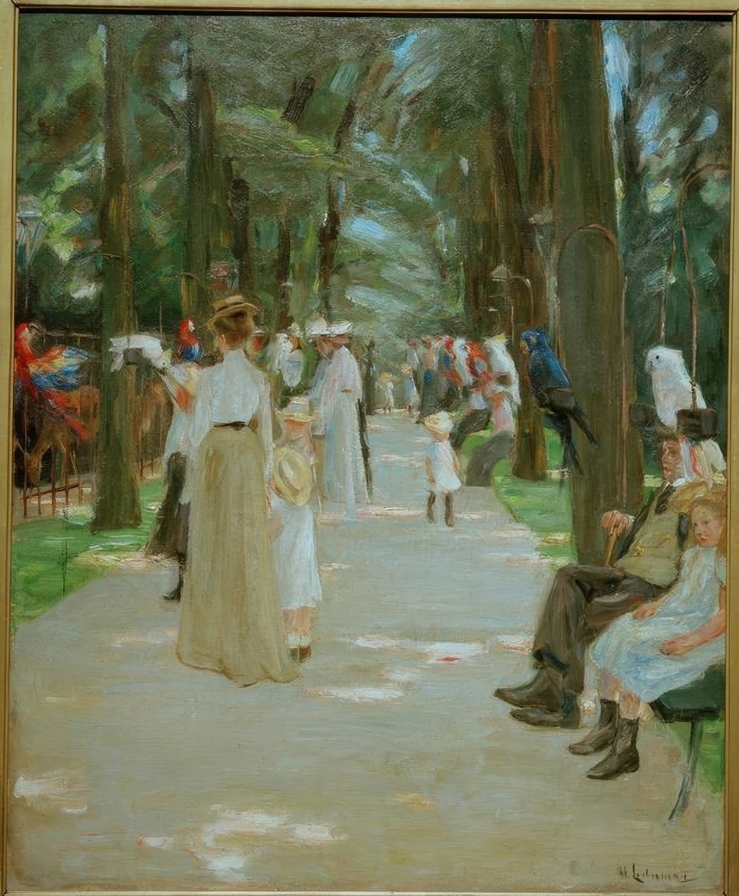 Allée des perroquets - Max Liebermann