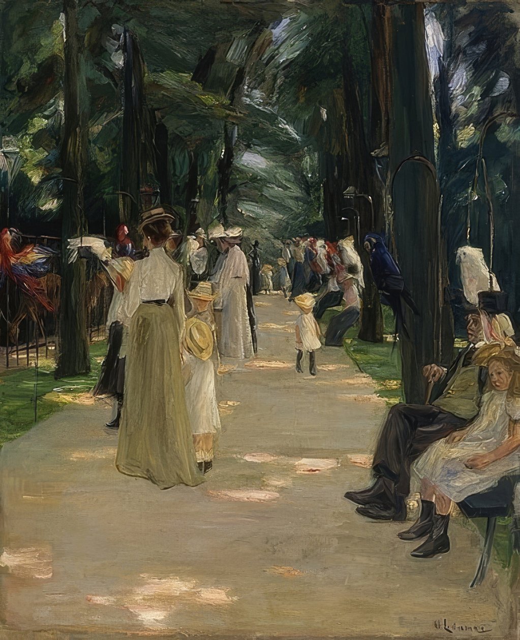 Allée des perroquets - Max Liebermann