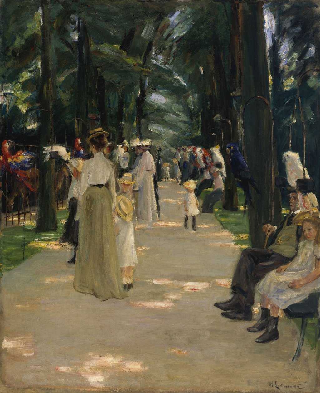 Allée des perroquets - Max Liebermann