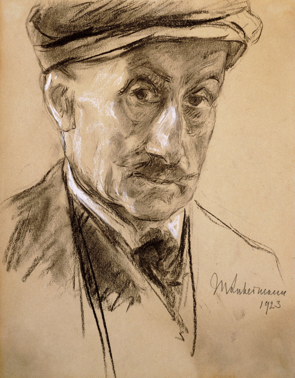 Autoportrait, 1923 - Max Liebermann