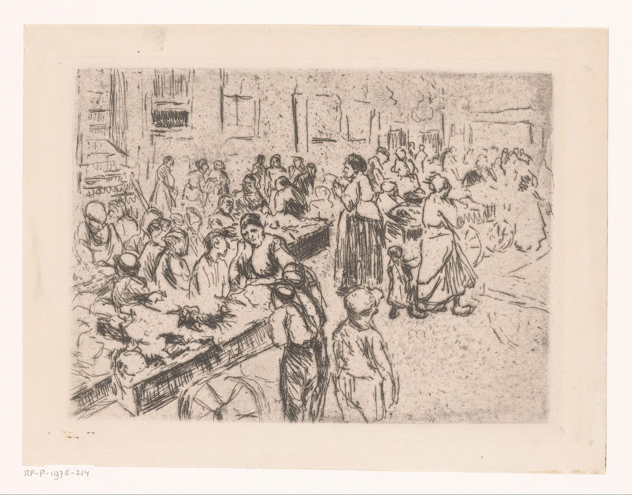 Commerce de rue dans le vieux quartier juif d