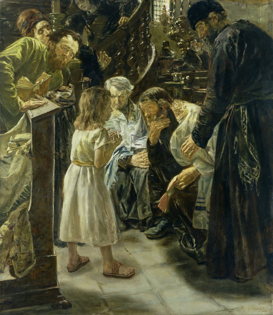 Jésus de douze ans dans le temple - Max Liebermann