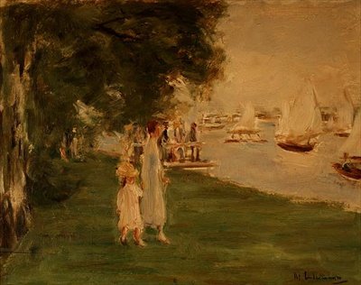 La course de yachts - Max Liebermann