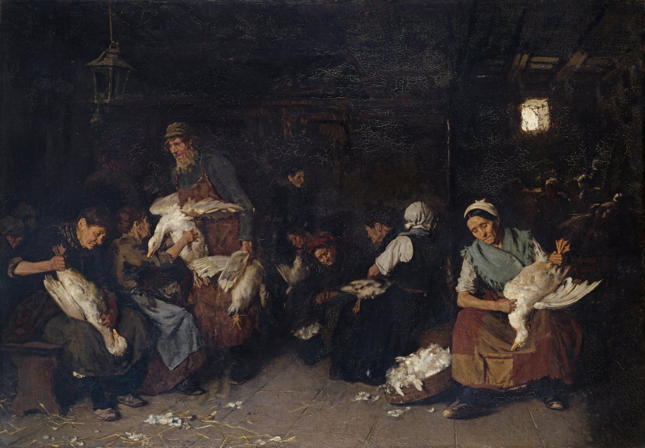 Femmes plumant des oies, 1872 - Max Liebermann