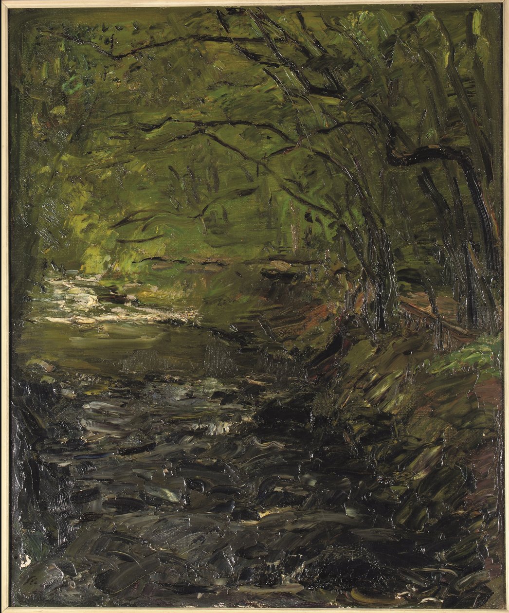 Un ruisseau forestier - Max Slevogt