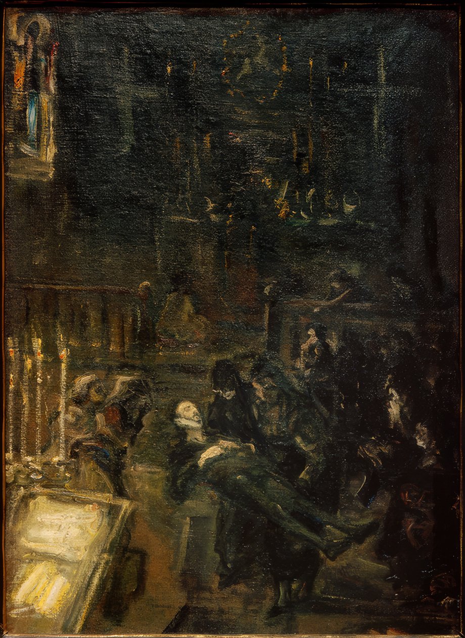 La mise en bière de Don Giovanni - Max Slevogt