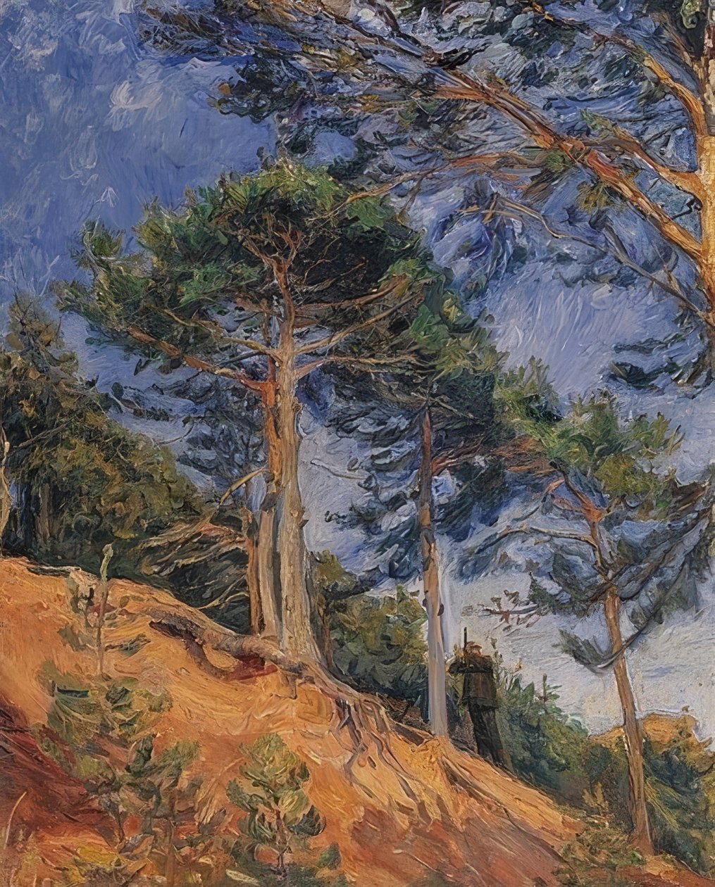 Chasseur sur la pente - Max Slevogt