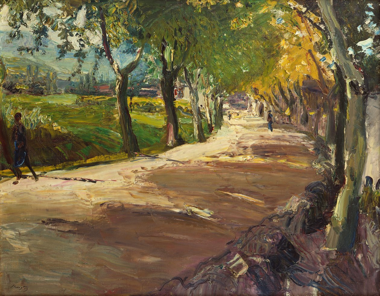 Rue près de Godramstein - Max Slevogt