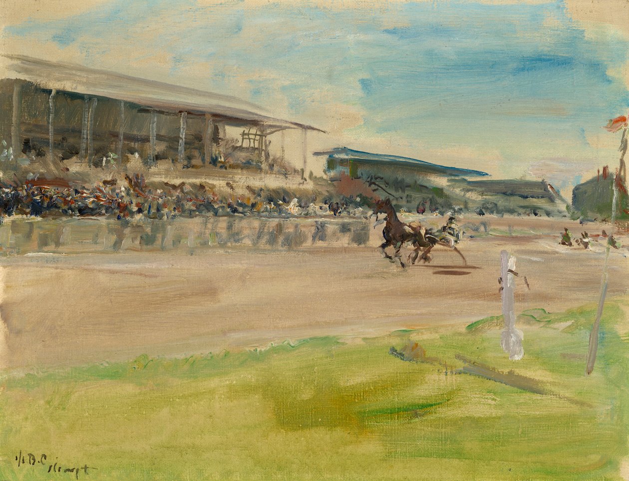 Course de trot à Ruhleben - Max Slevogt
