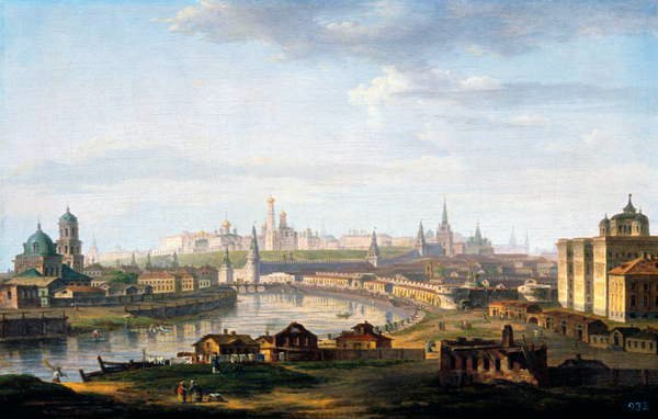 Vue de Moscou, 1819 - Maxim Nikiforovitsch Worobjeff